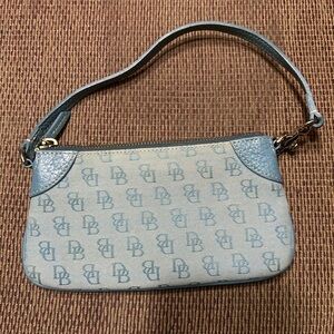 Dooney & Bourke Blue Monogram Clutch